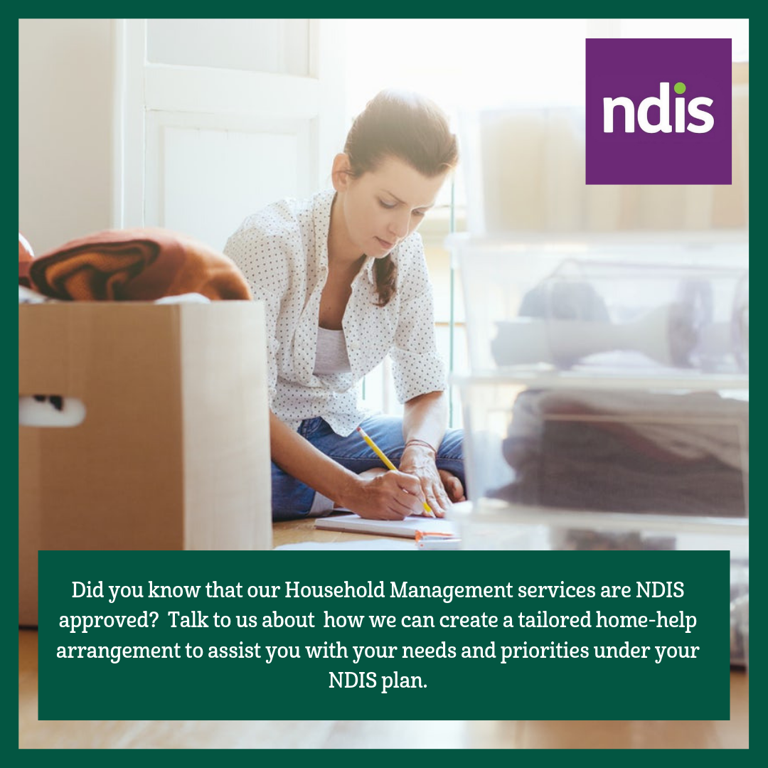 Home Management help under your NDIS plan