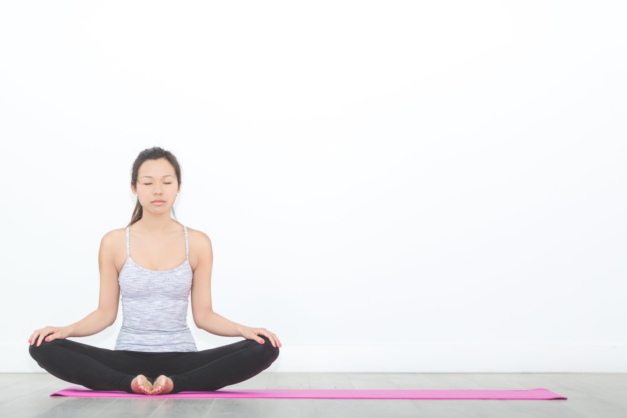 Woman on Yoga Mat