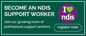 Become an NDIS support worker and join our growing team of professionals