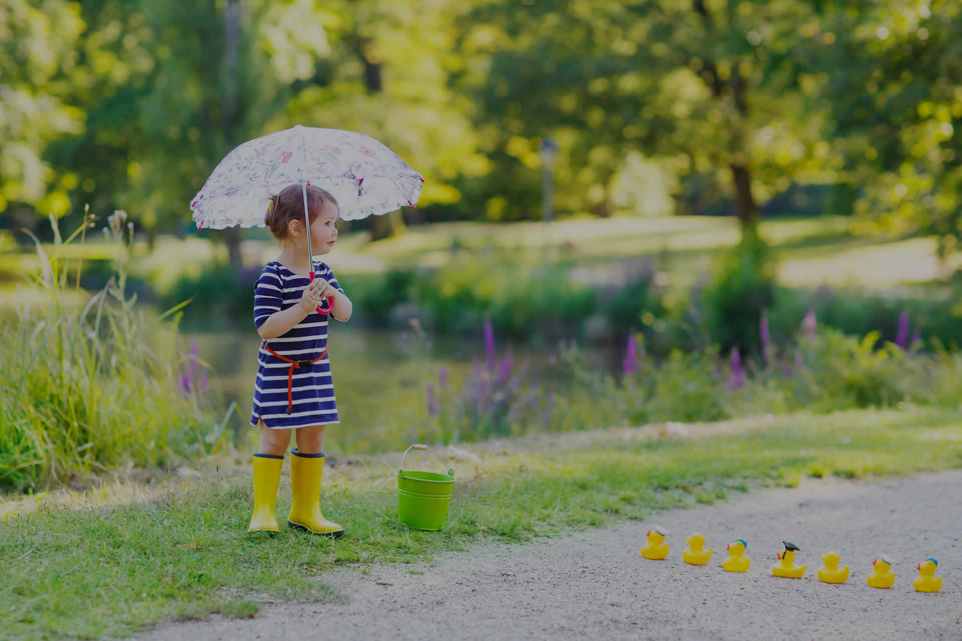 Older child exploring and learning through everyday experiences