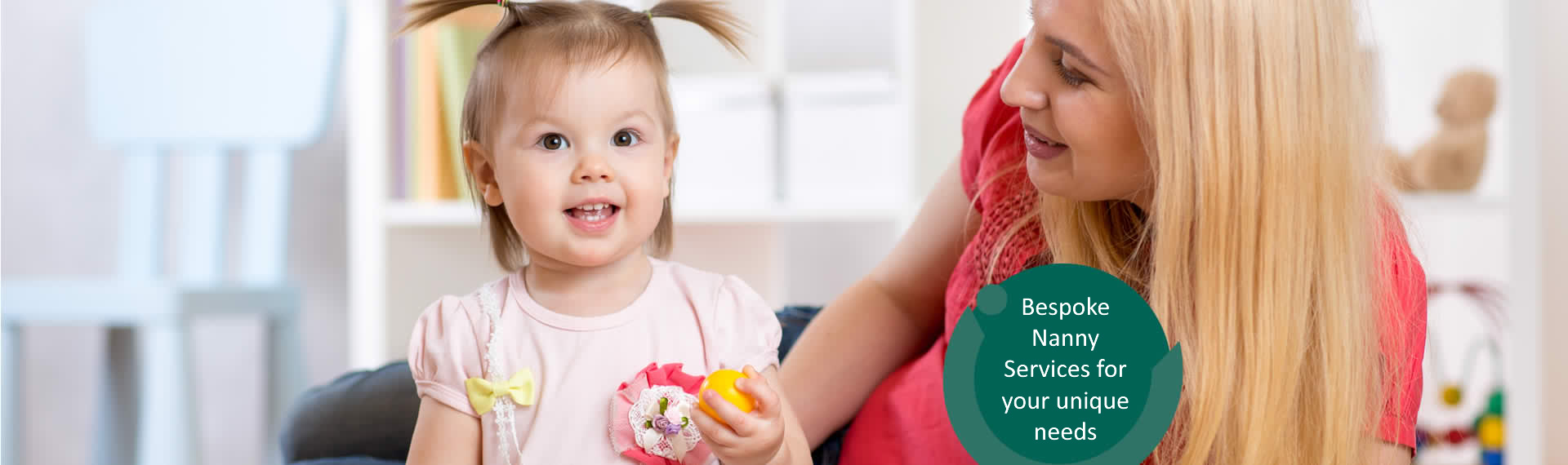 young girl in pigtails