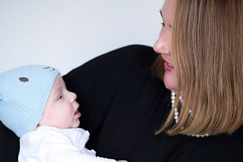 Nanny with a baby